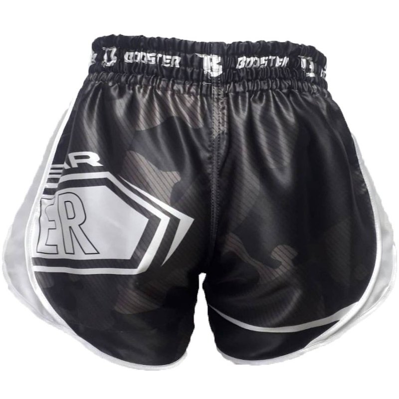 Booster Booster Kickboxing Höse B Force 1 Muay Thai Short Schwarz Weiss