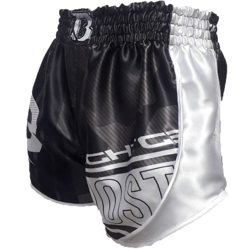 Booster Booster Kickboxing Höse B Force 1 Muay Thai Short Schwarz Weiss