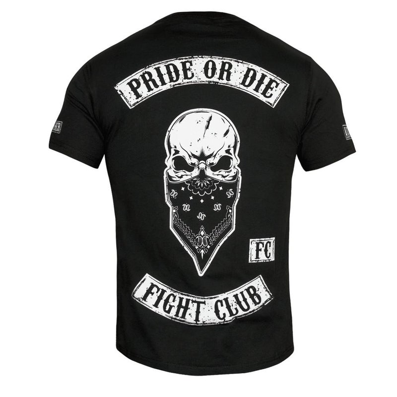 Pride or Die PRiDEorDiE "FIGHT CLUB" T Shirt Black