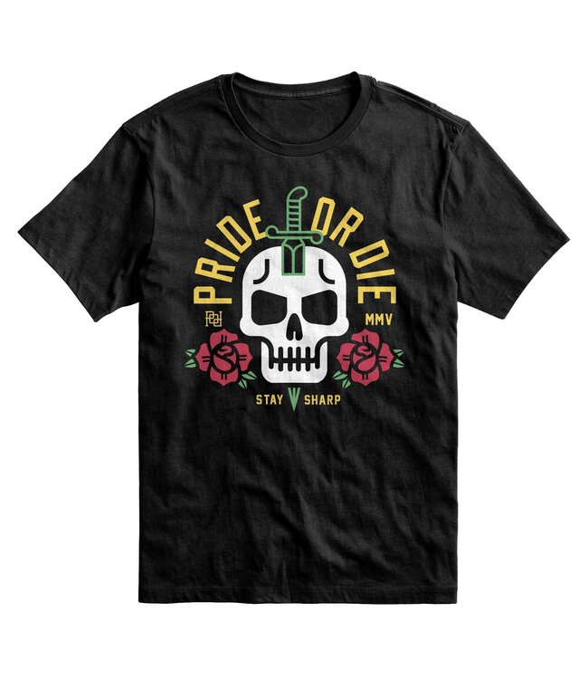 Pride or Die Pride or Die T Shirt "Stay Sharp" Black