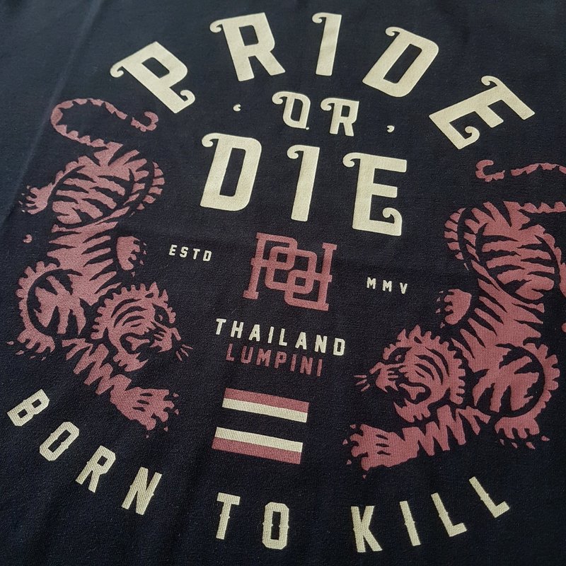 Pride or Die Pride or Die T Shirt "Born to Kill" Black