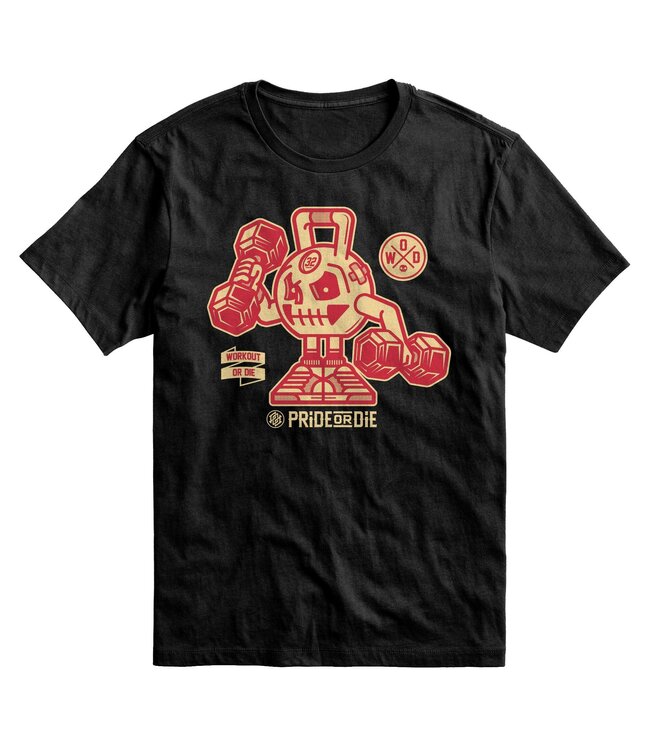 PRiDEorDiE T-Shirt Workout or Die Schwarz