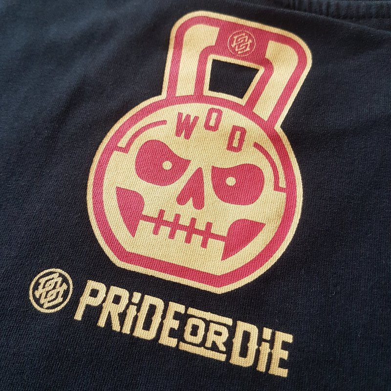 Pride or Die Pride or Die T Shirt "Workout or Die" Black
