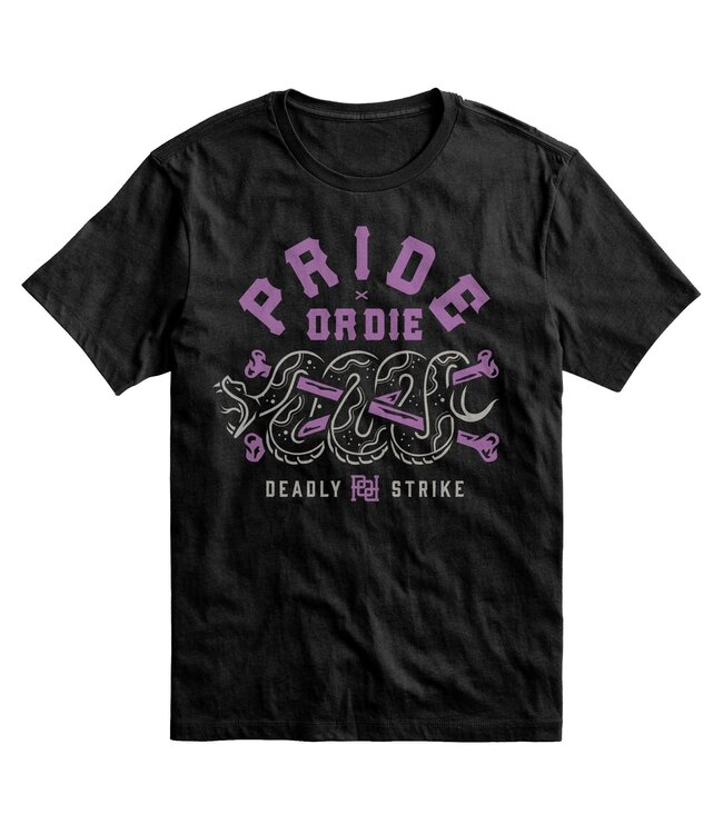 Pride or Die T Shirt "Deadly Strike" Black