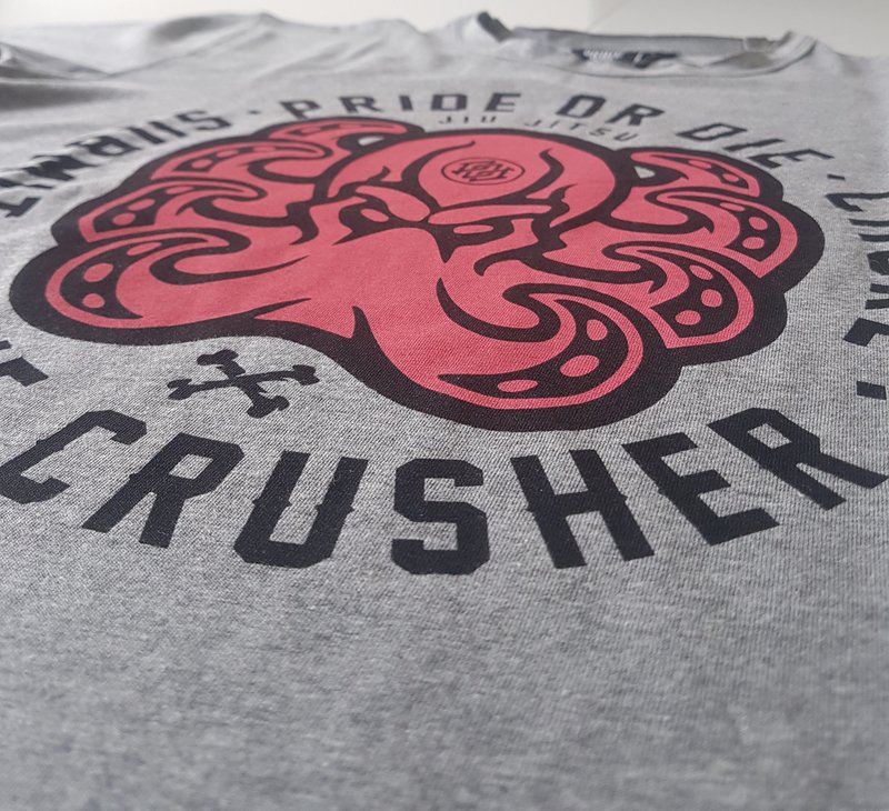Pride or Die Pride or Die T Shirt "Bone Crusher" Grey
