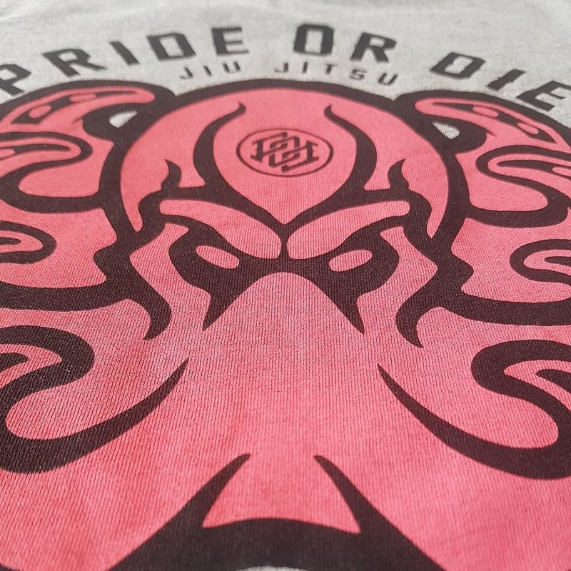 Pride or Die Pride or Die T Shirt "Bone Crusher" Grey