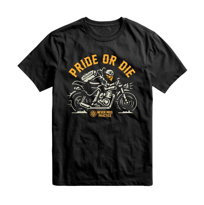 Pride or Die PRiDEorDiE T-Shirt "Never Miss a Training" Schwarz