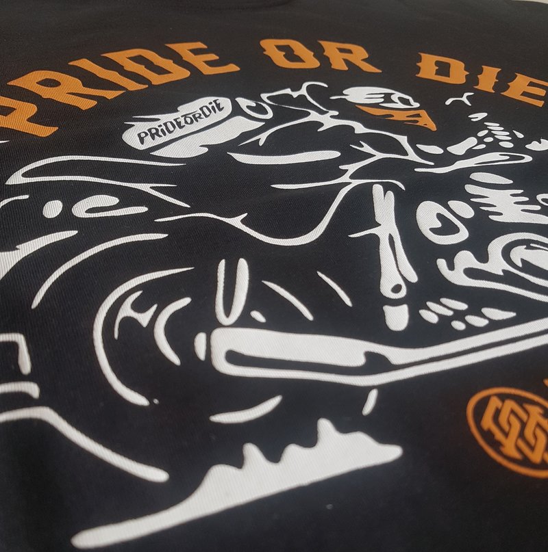 Pride or Die PRiDEorDiE T-Shirt "Never Miss a Training" Schwarz