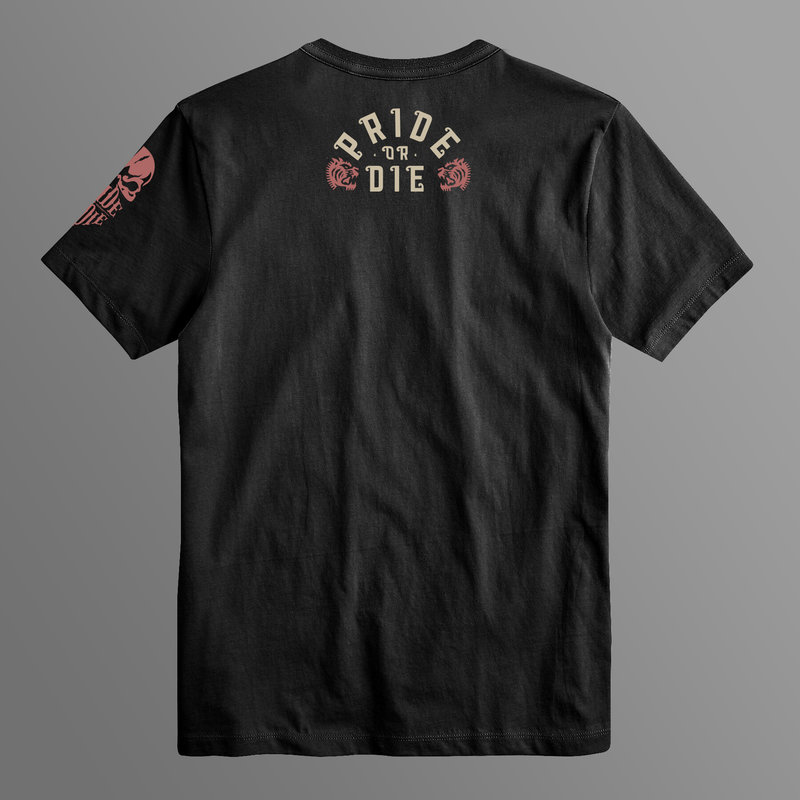 Pride or Die Pride or Die T Shirt Born to Kill Zwart