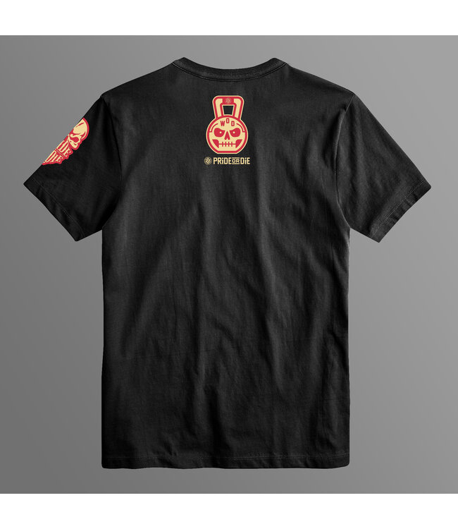 Pride or Die T Shirt Workout or Die Zwart