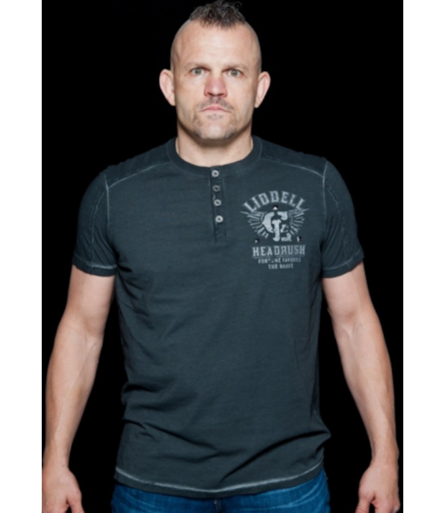 HeadRush HeadRush Chuck Liddell Onyx T Shirt Black Chosen Few Collection