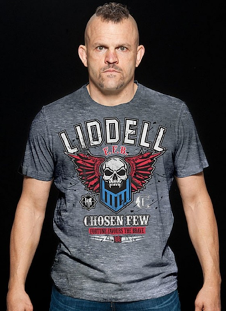 HeadRush HeadRush Chuck Liddell T Shirt Chosen Few Collection