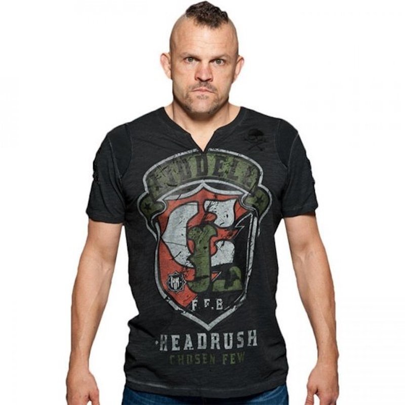 HeadRush HeadRush Chuck Liddell Shield T Shirt Chosen Few Collection