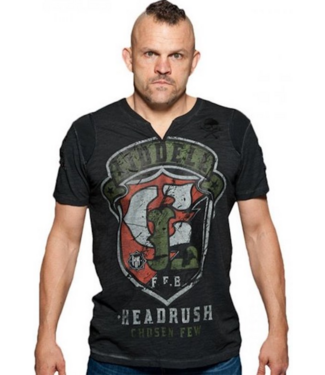 HeadRush HeadRush Chuck Liddell Shield T Shirt Chosen Few Collection