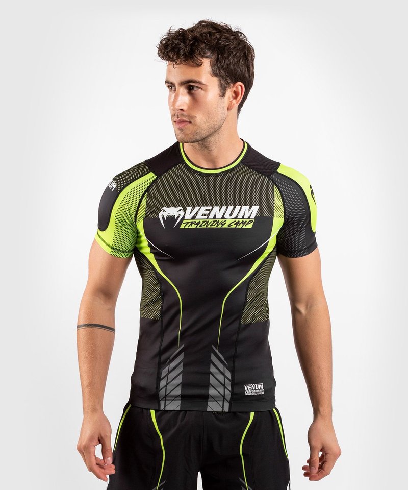 Venum Venum Training Camp 3.0 S/S Rash Guard Black Yellow