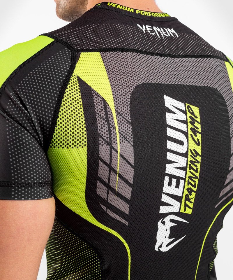 Venum Venum Training Camp 3.0 S/S Rash Guard Black Yellow