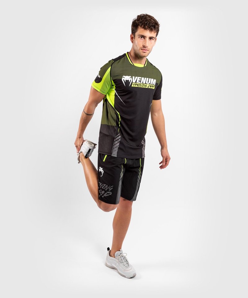 Venum Venum Training Camp 3.0 Dry Tech T-Shirt Black Yellow