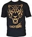 PunchR™  Punch Round Tiger Razor Shirt Zwart Goud