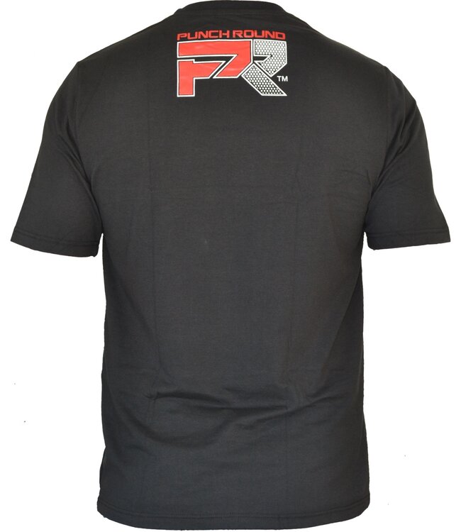 Punch Round Tiger Razor Shirt Kids Zwart Wit Rood