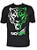 PunchR™  Punch Round Tiger Razor Shirt Zwart Wit Groen