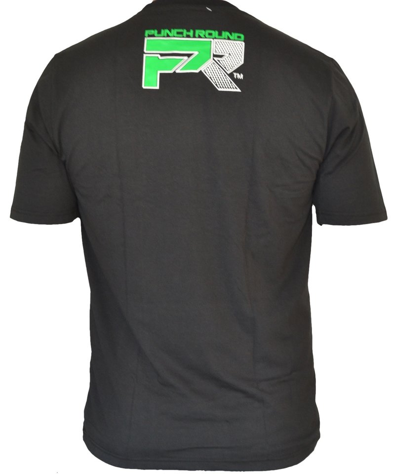 PunchR™  Punch Round Tiger Razor Shirt Black White Green