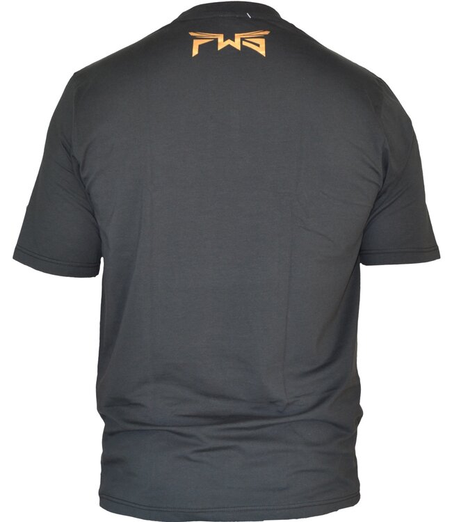 Fightwear Shop Ring Logo T-Shirt Kinder Schwarz Gold