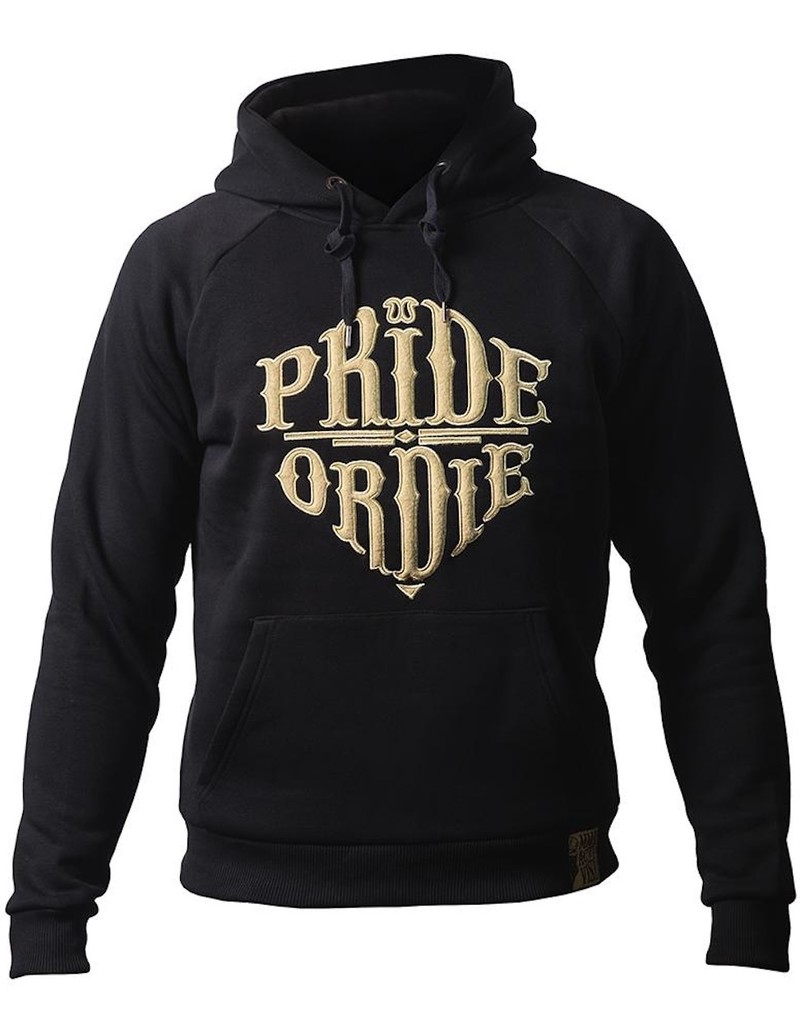 Pride or Die Pride or Die Hoody Sweater Reckless Zwart Goud