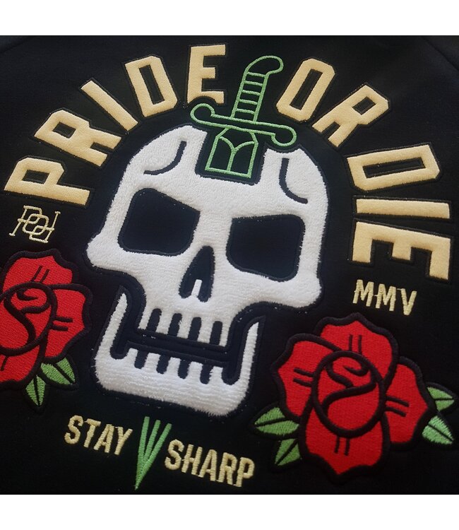 Pride or Die Pride or Die Hoody Sweater Stay Sharp Zwart
