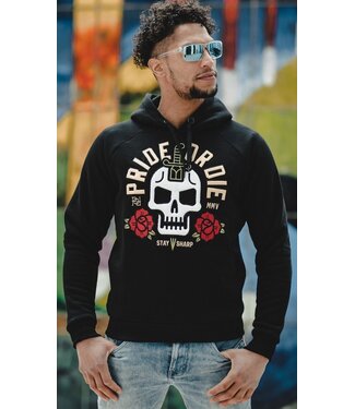 PRiDEorDiE Pride or Die Hoody Sweater Stay Sharp Zwart