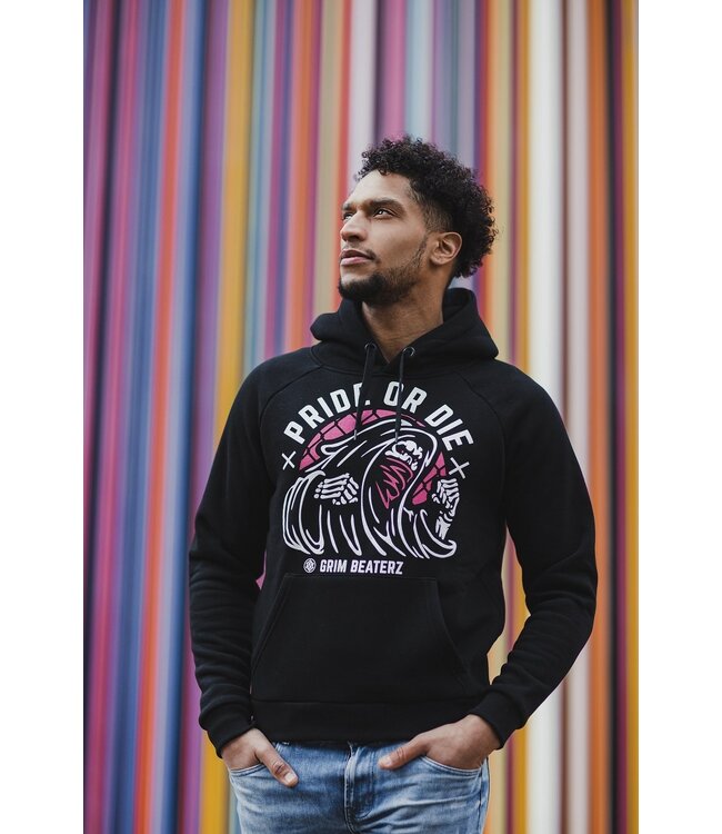 Pride or Die Hoody Sweater Grim Beaterz Black