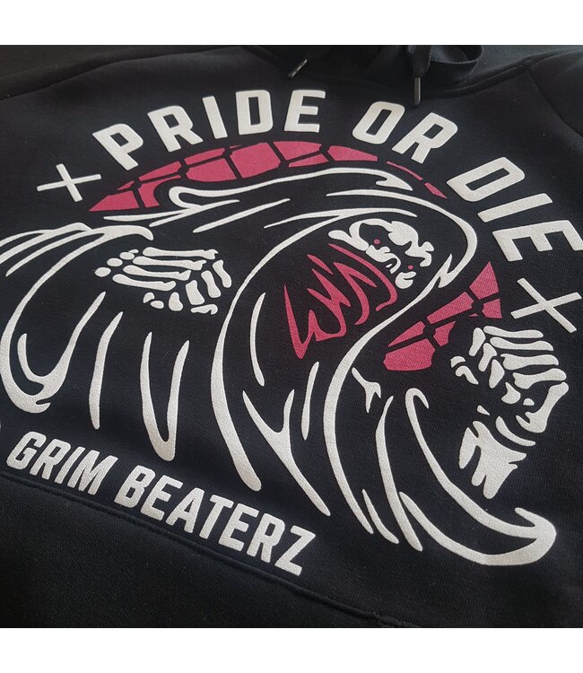 Pride or Die Hoody Sweater Grim Beaterz Schwarz
