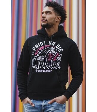 PRiDEorDiE Pride or Die Hoody Sweater Grim Beaterz Black