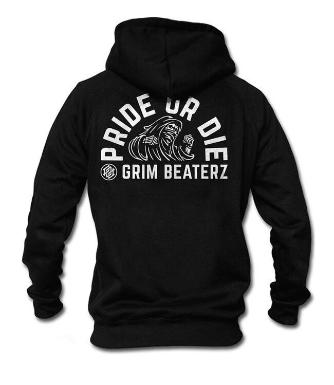 Pride or Die Hoody Sweater Grim Beaterz Zwart