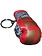 PunchR™  Punch Round Bokshandschoen Sleutelhanger Snake Rood