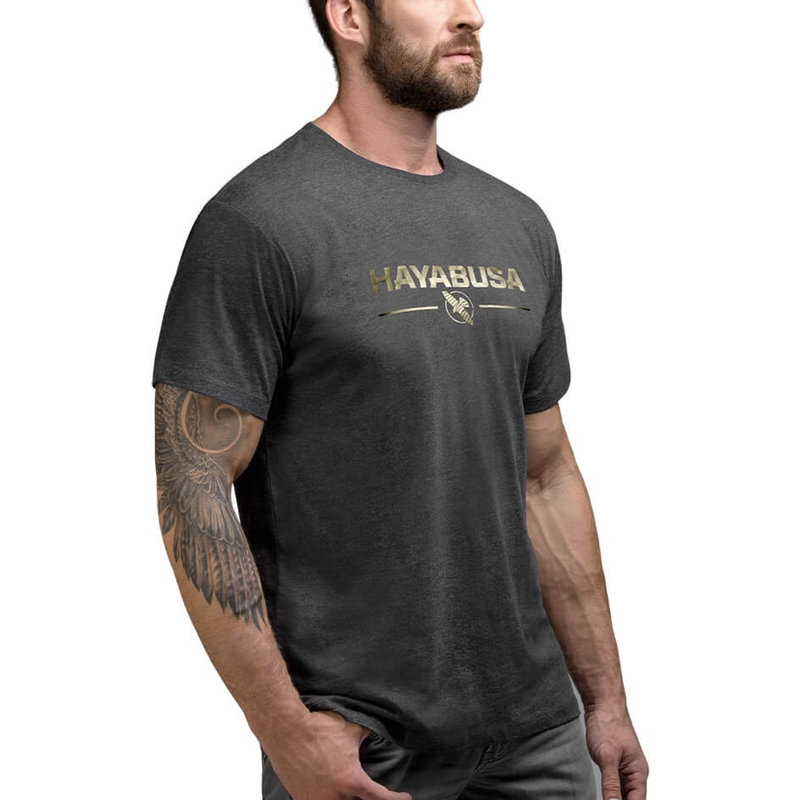 Hayabusa Hayabusa Metallic Logo T-Shirt Zwart Goud