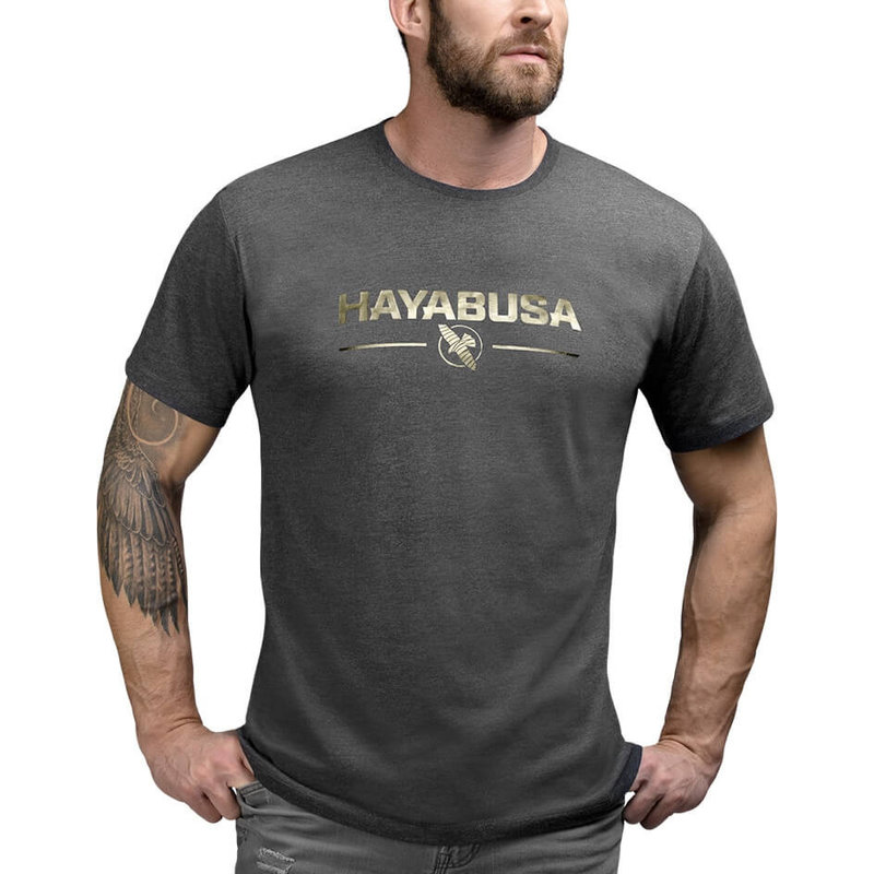 Hayabusa Hayabusa Metallic Logo T-Shirt Zwart Goud