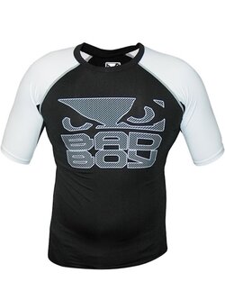 Bad Boy Bad Boy Engage Rash Guard S / S Zwart Wit