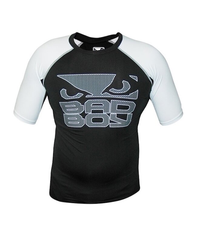 Bad Boy Bad Boy Engage Rash Guard S / S Zwart Wit