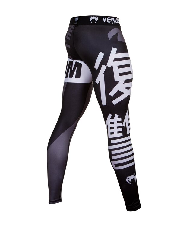 Venum Revenge Leggings Spats Tights Black Grey