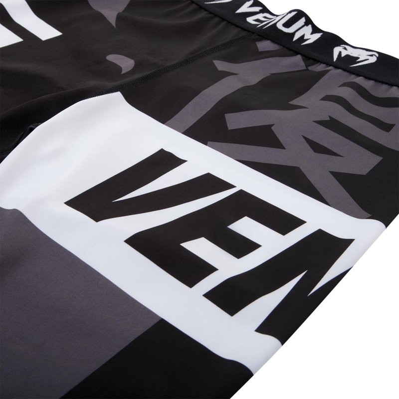 Venum Venum Revenge Leggings Spats Tights Black Grey