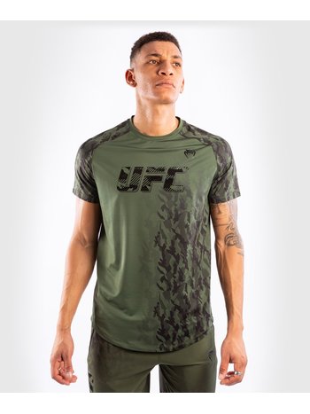Venum UFC Venum Authentic Fight Week Performance S/S T-shirt Kaki