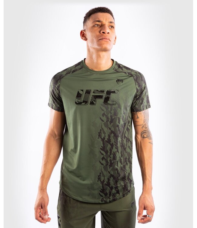 Venum UFC Venum Authentic Fight Week Performance S/S T-shirt Kaki