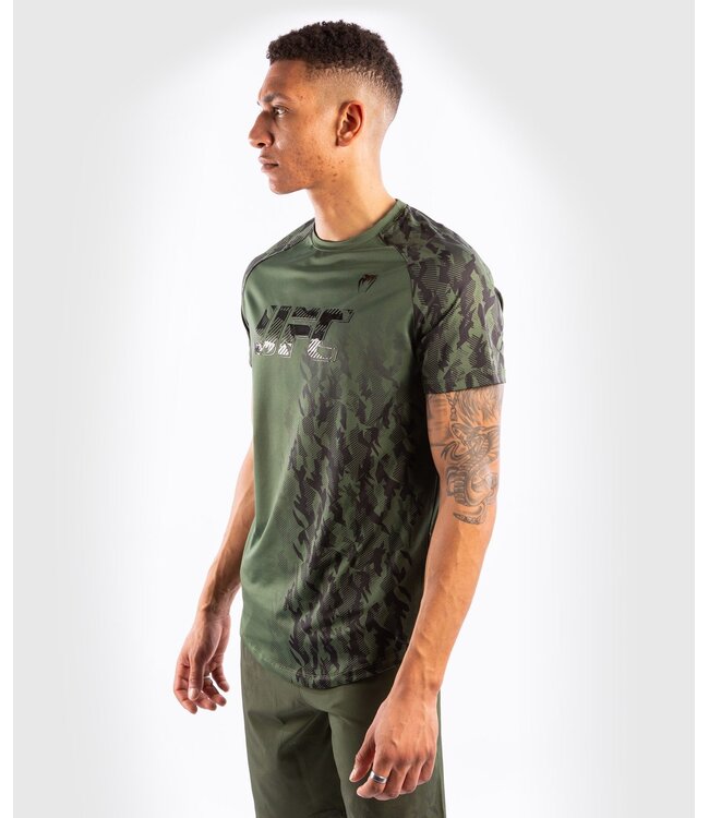 UFC Venum Authentic Fight Week Men's Performance S/S T-shirt Khaki