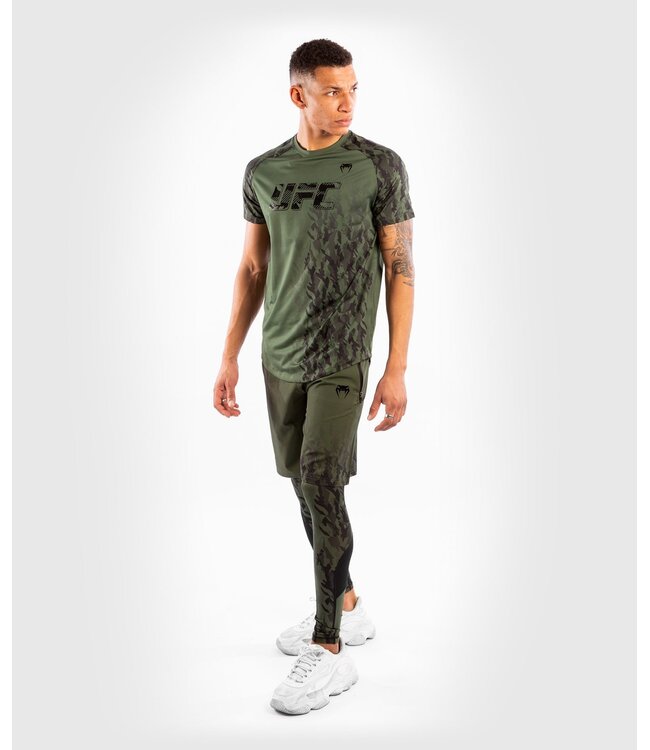 UFC Venum Authentic Fight Week Men's Performance S/S T-shirt Khaki