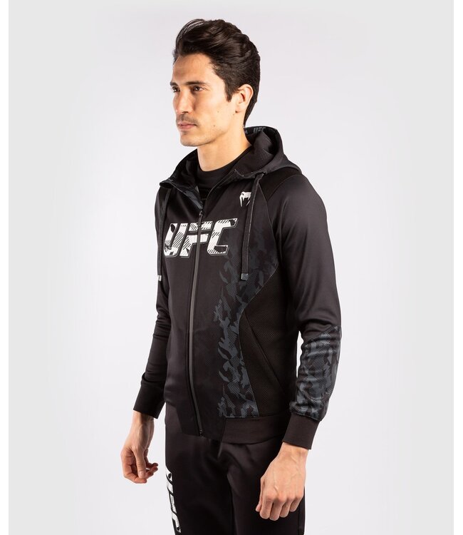 Venum UFC Venum Authentic Fight Week Hoodie met rits Zwart