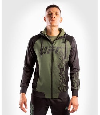 Venum UFC Venum Authentic Fight Week Hoodie met Rits Kaki