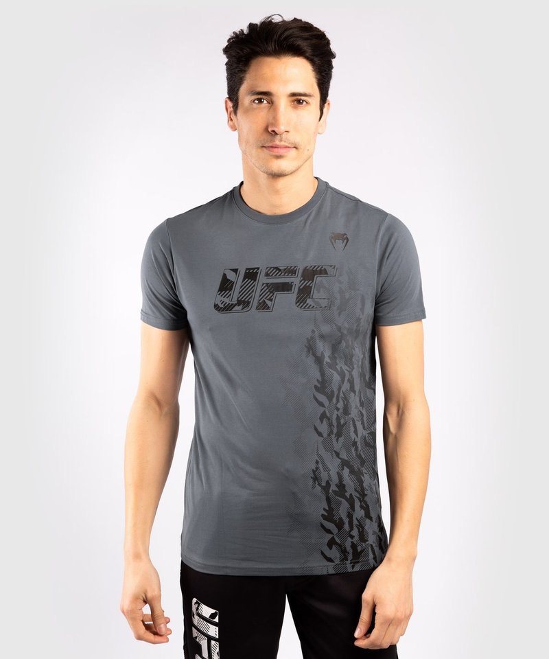 Venum UFC Venum Authentic Fight Week Kurzarm T-Shirt Grau