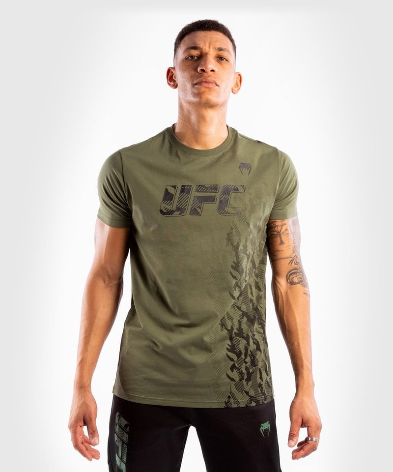 UFC Venum Authentic Fight Week T-shirt Khaki - FIGHTWEAR SHOP EUROPE