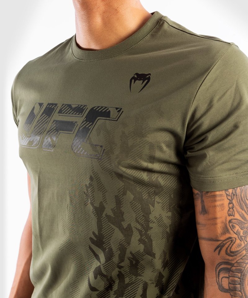 Venum UFC Venum Authentic Fight Week T-Shirt Khaki