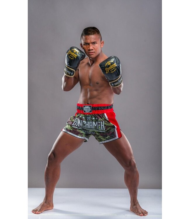 Buakaw Benchamek Bokshandschoenen Zwart Leer